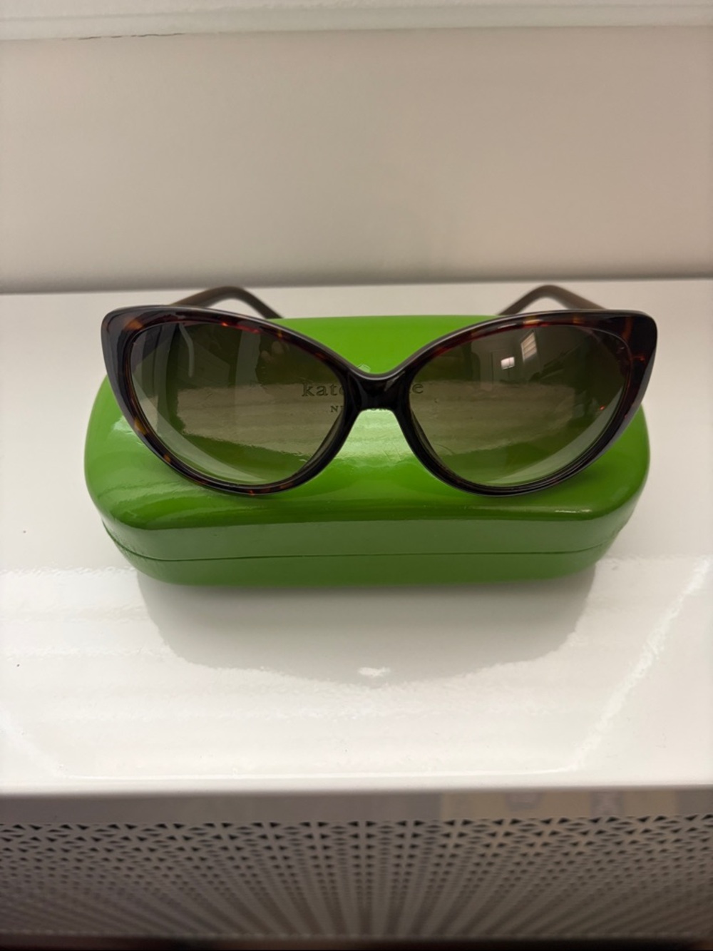 kate spade Tortoiseshell Cat-Eye Sunglasses with Brown Gradient Lenses